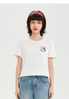 通気性高い クルーネック 前後プリント 半袖 Tシャツ F-13507