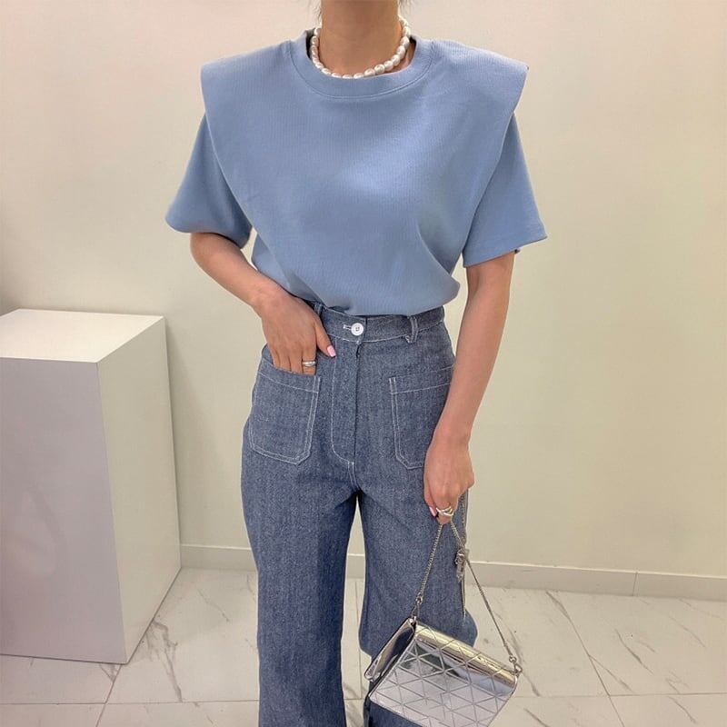 好感度満載   美感いっぱい Tシャツ カットソー＜F-3285＞