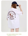 男女兼用 体型カバー シンプル 高品質 Tシャツ F-13374