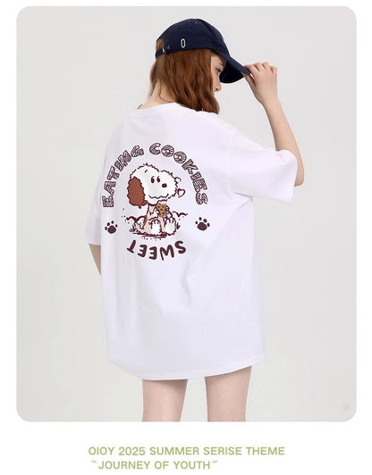 男女兼用 体型カバー シンプル 高品質 Tシャツ F-13374