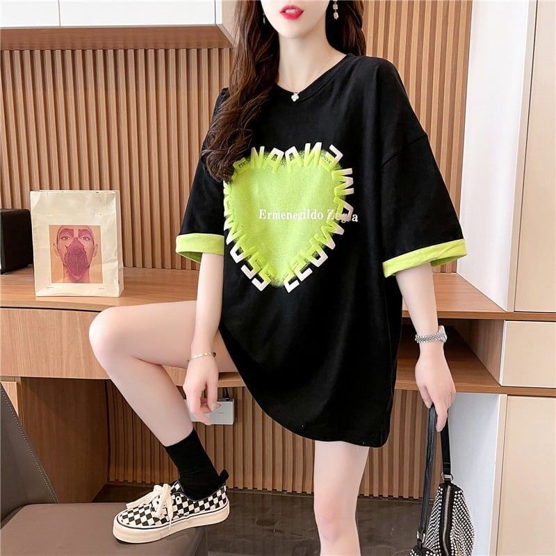 オシャレ度満点   美感いっぱい Tシャツ カットソー＜F-2911＞