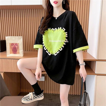 オシャレ度満点   美感いっぱい Tシャツ カットソー＜F-2911＞