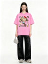 売れ筋 カジュアル プリント Tシャツ F-13442