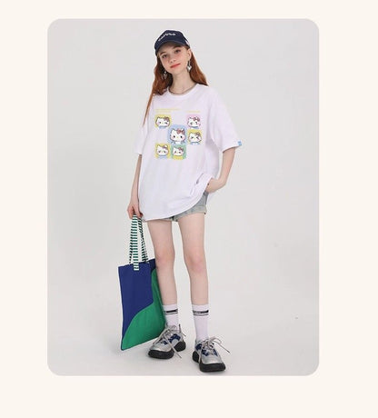 体型カバー シンプル 肌触りよい Tシャツ F-13391