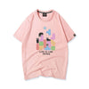 活躍する優秀アイテム 着心地良い カジュアル プリント 全8色 半袖Tシャツ 男女兼用F-9321