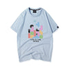 活躍する優秀アイテム 着心地良い カジュアル プリント 全8色 半袖Tシャツ 男女兼用F-9321