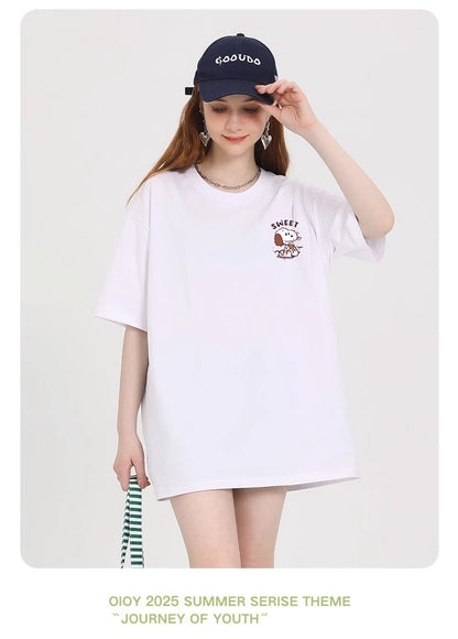 男女兼用 体型カバー シンプル 高品質 Tシャツ F-13374
