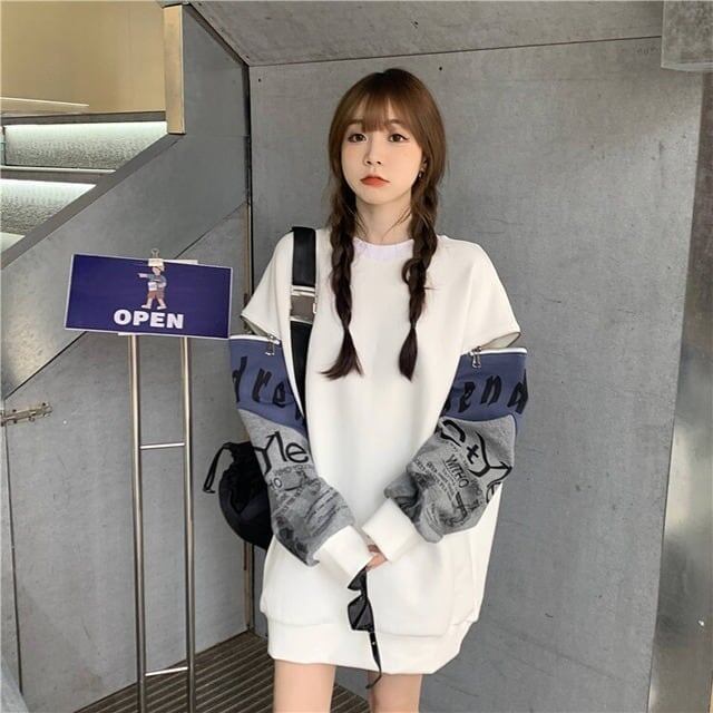 個性派   ラウンドネック スウェット パーカー＜F-2146＞