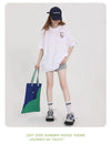 男女兼用 体型カバー シンプル 高品質 Tシャツ F-13374