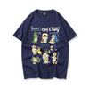 超人気 軽くて涼しくて可愛い！デザイン性抜群 カジュアル プリント全6色 半袖TシャツF-9319