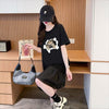 絶対欲しい ネコ カジュアル デザイン ゆったり 半袖 Tシャツ＜F-8658＞