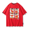 男女兼用 シンプル プリント Tシャツ F-13431