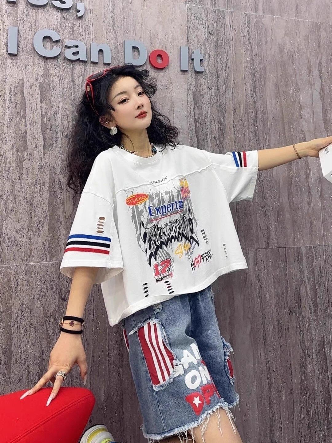 ファッション 美人度アップ おすすめ 好感度UP カジュアル 全4色 半袖 Tシャツ ＜F-11219＞