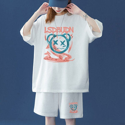 早い者勝ち   半袖Ｔシャツⅹパンツセット全4色