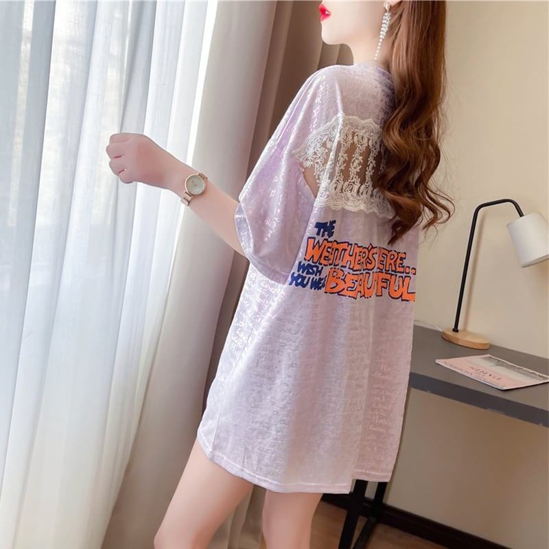 好感度満載   美感いっぱい Tシャツ カットソー＜F-3548＞