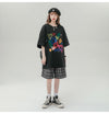 売り切れ必至 プリント ファッション 4色選択 半袖Tシャツ＜F-8594＞