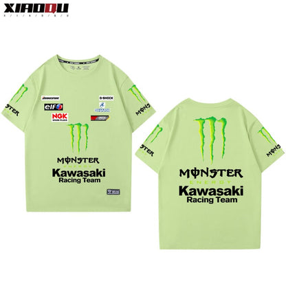 男女兼用 ファッション プリント 半袖 Tシャツ F-13262