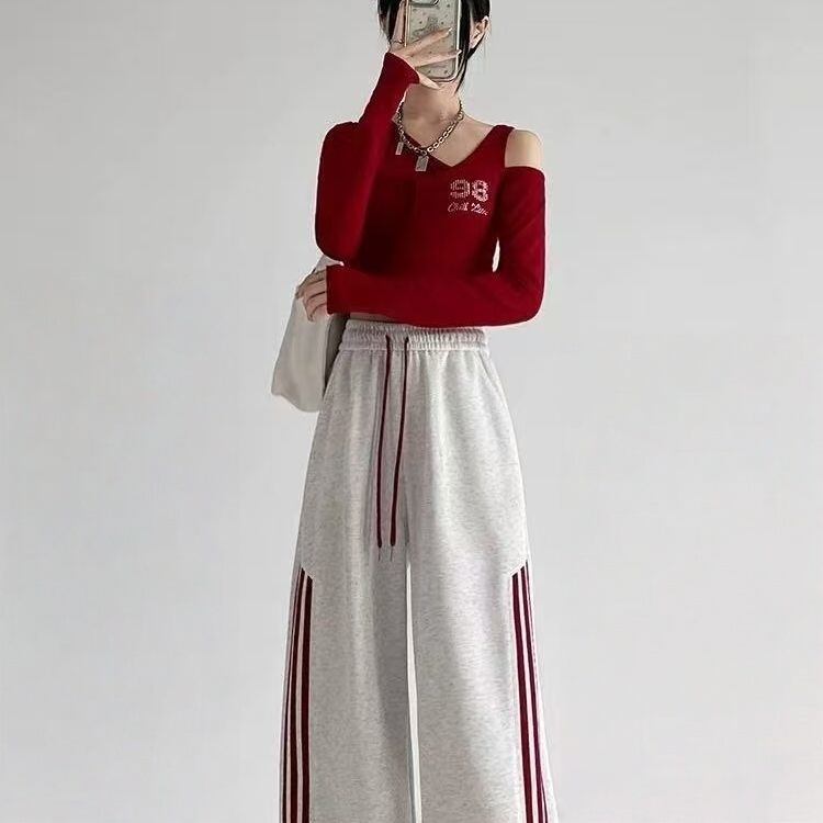 【裏起毛】合わせやすい 着?せ カジュアル 4色展開 男女兼用 スウェットパンツ F-12648