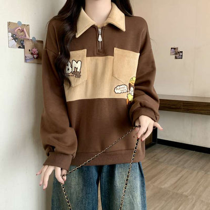 好感度UP オシャレデザイン 都市ファッショ スウェットF-10328