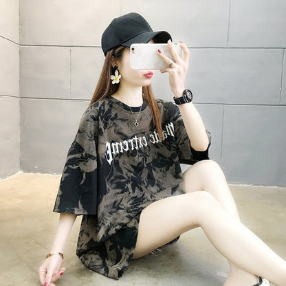 トレンドでかっこいい半袖Tシャツ   この夏絶対に欲しい一作品！<F-2944>