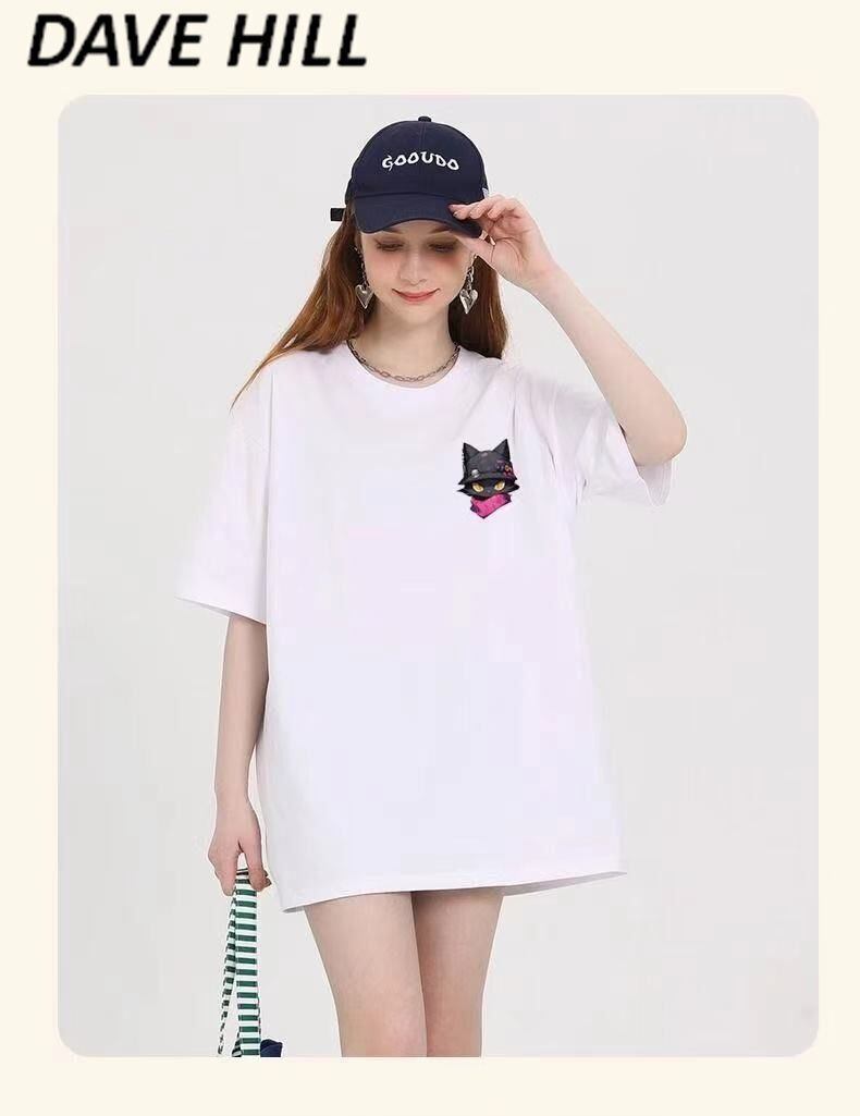 絶対欲しい 絶対流行 キュート 早い者勝ち カジュアル 2色選択 Tシャツ<F-11137>