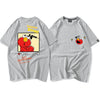 男女兼用 シンプル 着心地良い ゆったり Tシャツ F-13213
