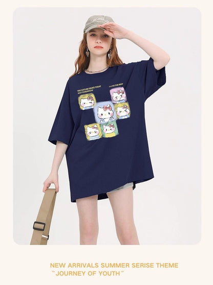 体型カバー シンプル 肌触りよい Tシャツ F-13391