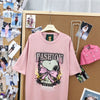 大人気アイテム プリント ゆったり Tシャツ F-13439