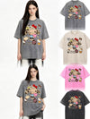 売れ筋 カジュアル プリント Tシャツ F-13442