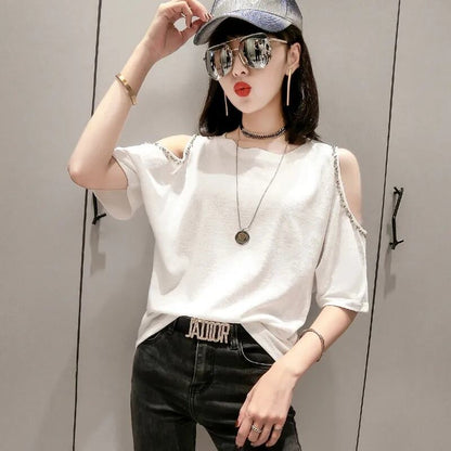 絶対欲しい 好感度UP 海外トレンド カジュアル 全3色 半袖 Tシャツ ＜F-11939＞