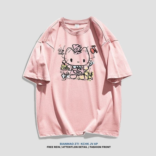 着心地良い デザイン性抜群 全6色 半袖 Tシャツ F-13143