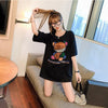 個性的なデザイン   一目惚れ Tシャツ カットソー＜F-3481＞