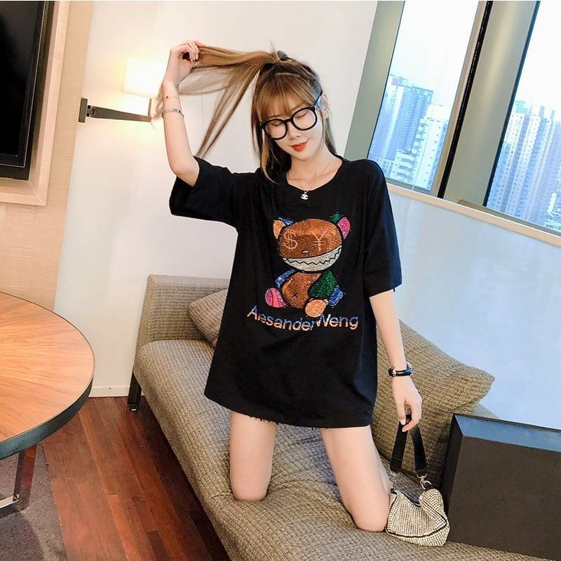 個性的なデザイン   一目惚れ Tシャツ カットソー＜F-3481＞