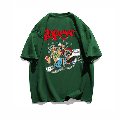 男女兼用 早い者勝ち カジュアル プリント Tシャツ F-13332