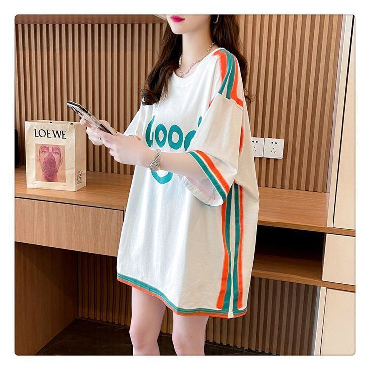 期間限定 プリント全2色 カジュアル 半袖Tシャツ カットソー ＜F-8603＞