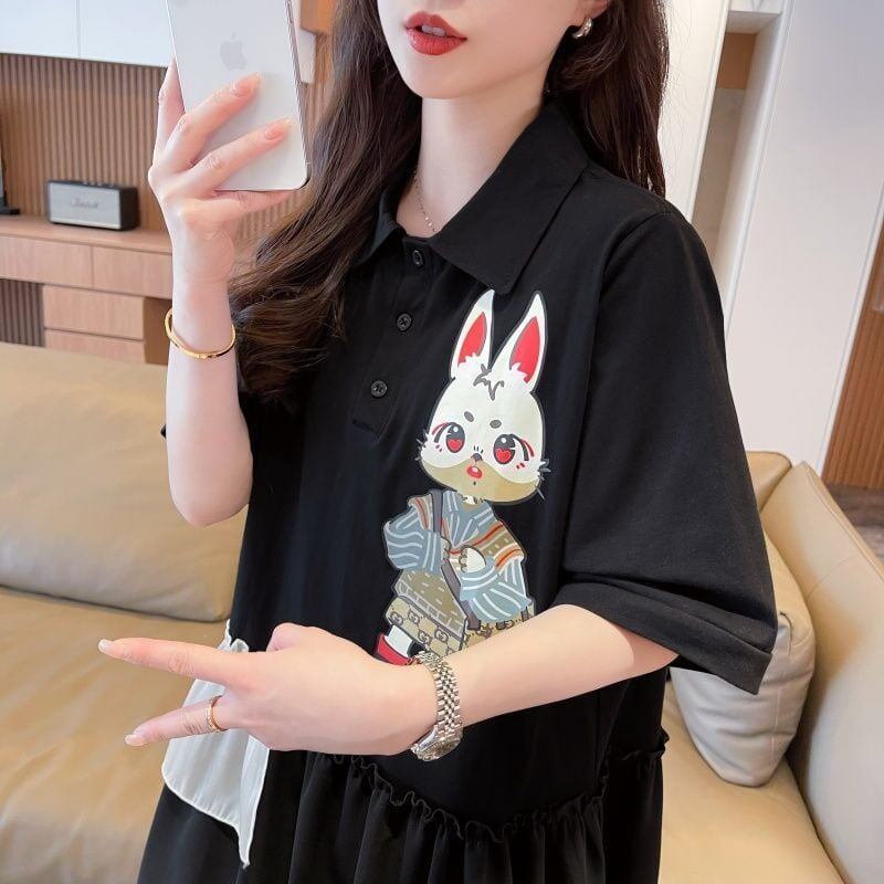 【人気商品再入荷】美人度アップ 好感度UP 海外トレンド カジュアル 全3色 半袖 Tシャツ ＜F-11499＞