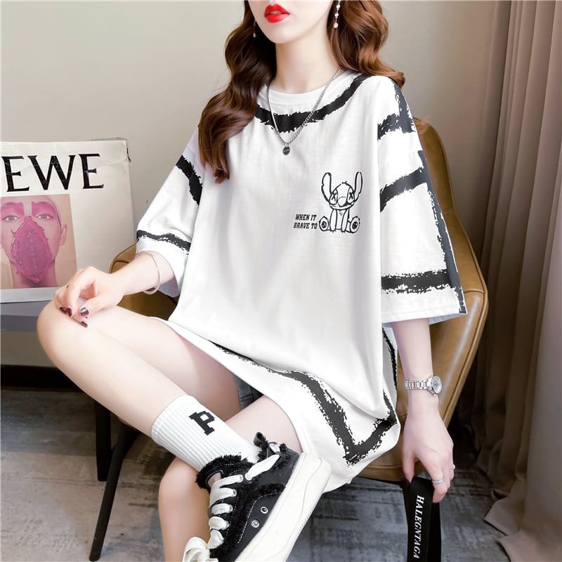 好感度満載   美感いっぱい Tシャツ カットソー＜F-3585＞