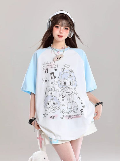 絶対欲しい 売れ筋 話題沸騰中 絶対流行 早い者勝ち カジュアル 2色選択 Tシャツ<F-11278>
