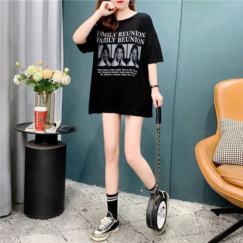デザイン感   チャーミング Tシャツ カットソー＜F-3517＞
