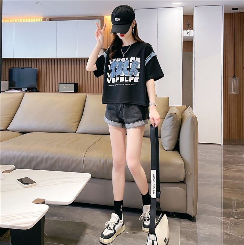着回し力抜群 早い者勝ち 絶対流行 カジュアル 2色選択 Tシャツ<F-11645>