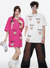 期間限定 ファッション 着回し力抜群 ゆったり 男女兼用 全3色 半袖Tシャツ＜F-9065＞