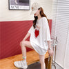話題沸騰中 ファッション 個性派 プリント 全3色 半袖Tシャツ<F-8508>