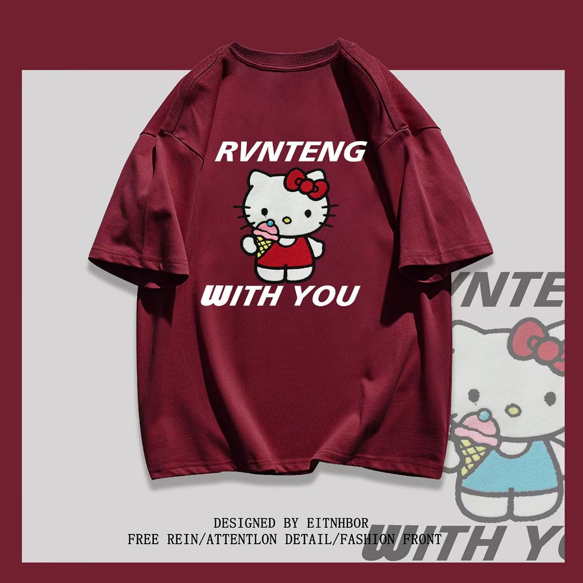 男女兼用 売れ筋 上質 プリント Tシャツ F-13305