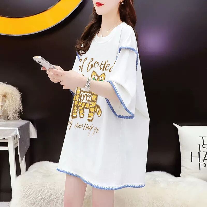 売り切れ必至 カジュアル アバンギャルド プリント全2色 半袖Tシャツ カットソー ＜F-8561＞