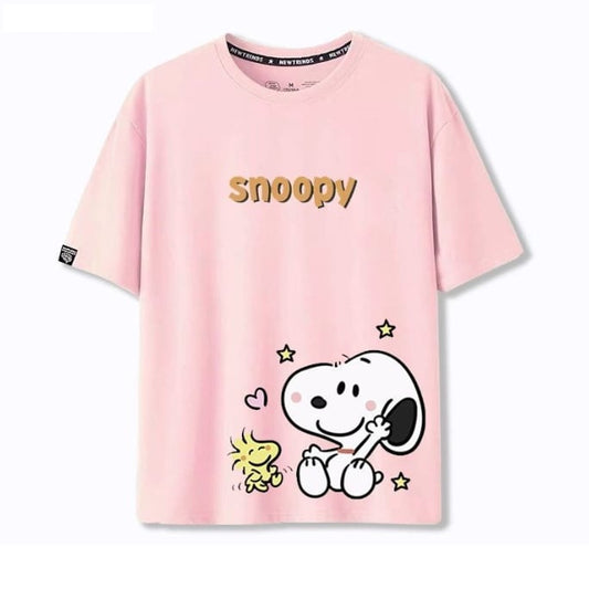 男女兼用 プリント 快適 半袖 Tシャツ F-13269