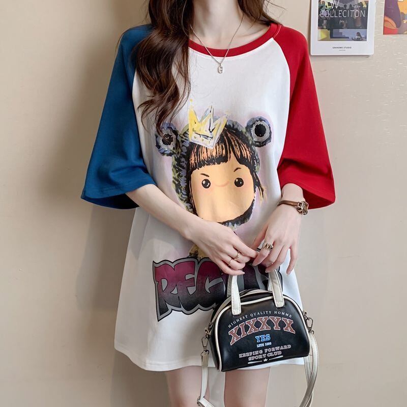 売れ筋 絶対流行 早い者勝ち 早い者勝ち カジュアル 2色選択 Tシャツ<F-11142>