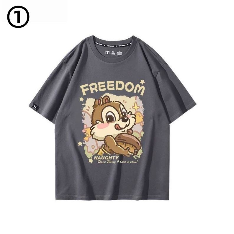 男女兼用 人気トレンド 快適 半袖 Tシャツ F-13287