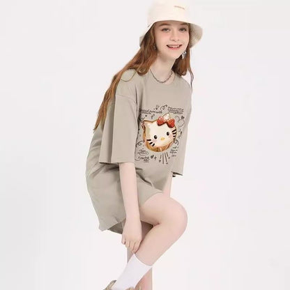 大人可愛い シンプル 大人気 半袖 Tシャツ F-13353