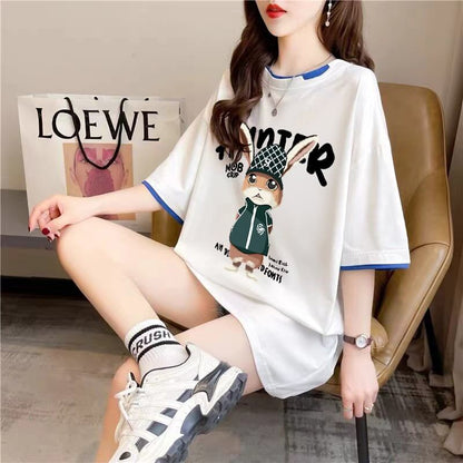 絶対欲しい プリント全4色 着心地抜群 Tシャツ カットソー＜F-8701＞