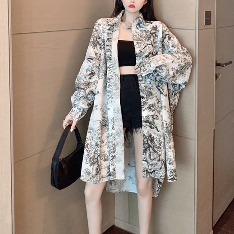 着心地抜群   女性力を高める シャツ ブラウス ワンピース＜F-3147＞